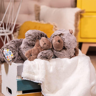 Kaloo Linoo Papa Oscar Daddy Bear Soft Toy 35cm | Plush Dad & Baby Bear Cub Toys