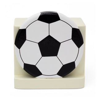 Kids Football Wooden Money Box Children's Piggy Bank - Handmade in the UK