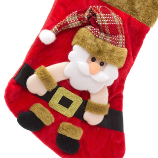 3D Plush Christmas Stocking Xmas Stockings | Festive Adult Christmas Stocking | Kids Christmas Stocking Fireplace Decorations