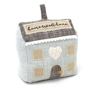 Fabric House Door Stop | Home Sweet Home Embroidered Cottage Doorstop - 16cm