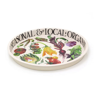 Emma Bridgewater Dig The Garden Round Deep Well Tin Tray | Kitchen Tray