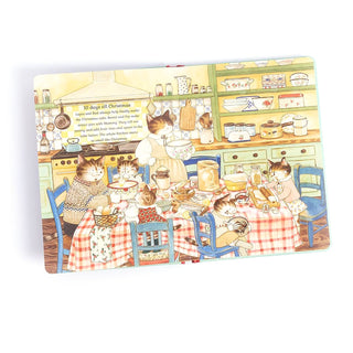 Cat Family Christmas Advent Calendar Lift-the-Flap Book, 24-Page Advent Book