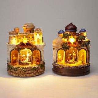 LED Musical Nativity Scene | Light-up Animated Festive Nativity Set Decoration