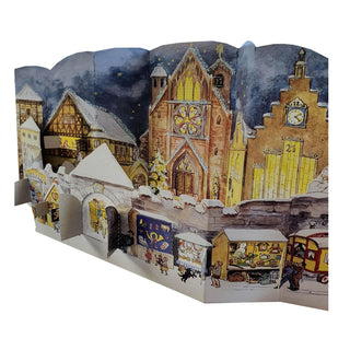 Cathedral Place | 3D Freestanding Traditional Christmas Paper Advent Calendar
