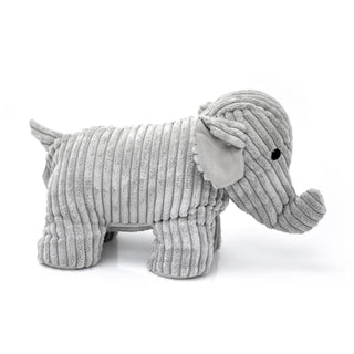 Take Me Home Doorstop Ribbed Fabric Elephant Door Stop