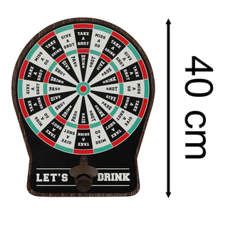 Magnetic Dartboard Drinking Game with Bottle Opener | Fun Party Game for Adults