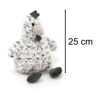 Novelty Plush Chicken Hen Doorstop | Decorative Fabric Bird Doorstop | Farmyard Animal Door Stopper
