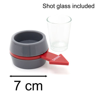 1pc Spin The Shot With Red Arrow Shot Spinner Drinking Game
