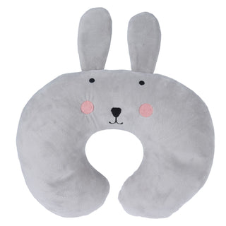 Childrens Neck Pillow Kids Travel Pillow Animal Plush Neck Support Pillow Rabbit