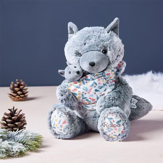Kaloo Maman Louve Louise Mummy Wolf Soft Toy 36cm | Plush Mama & Baby Wolf
