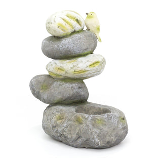 Rock Stack Garden Planter | Stone Pile Bird Plant Pot | Animal Planters Flower Pots - Design Varies One Supplied