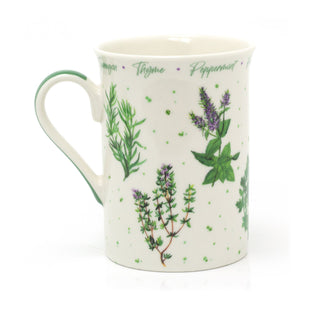 The Herb Garden - Fine China Coffee Cup | Gardening Tea Mug - Garden Gifts