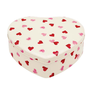 Emma Bridgewater Pink Hearts Large Storage Tin | Heart Shaped Pink Kitchen Tin