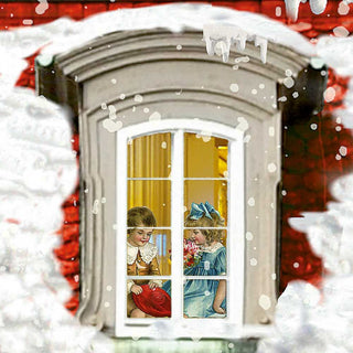Traditional Christmas Advent Calendar | Victorian House Advent Calendar | Father Christmas Picture Advent Calendar