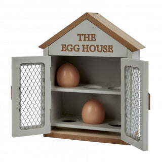 Shabby Chic Wooden Egg House | Egg Storage Rack | Egg Cabinet - The Egg House