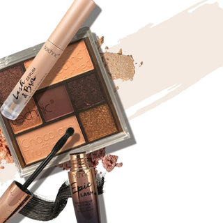 3 Piece Chocolate Truffle Eye Gift Set | Eyeshadow Mascara Lash & Brow Serum
