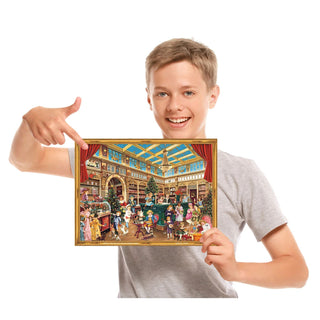 Victorian Christmas General Store Advent Calendar, 36cm Traditional Picture