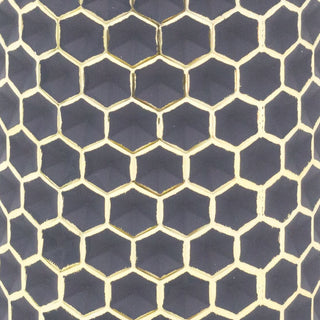 Art Deco Style Geometric Vase Coloured Glass Vases | Cylinder Vase Flower Vase Glass Decorative Vase | Beehive Honeycomb Glass Flower Vase