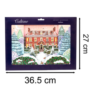 3D Christmas Advent Calendar Country Christmas Fold Out Picture Advent Calendar