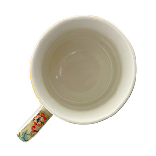 William Morris Strawberry Thief Mug, 330ml Fine China Botanical Tea Coffee Cup