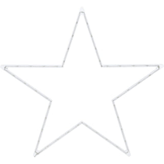 Christmas Star LED RGB Light | 45 LED Colour Changing Star Decoration - 60cm