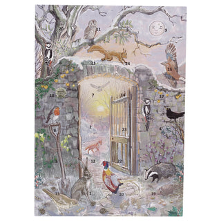 Winter Solstice in the Secret Garden Folklore Christmas Advent Calendar, A4