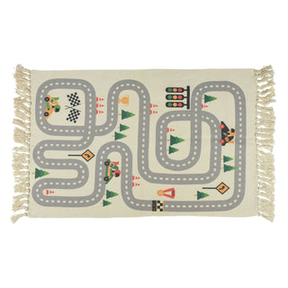 Childrens Race Track Rug | Area Rug For Kids Racing Track Circuit Rug 80 x 120cm
