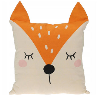 Children's Animal Cuddle Cushion | Novelty Bed Pillow Scatter Cushion For Kids - Fox