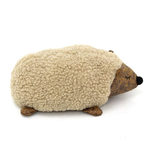 Ash Hedgehog Doorstop | Novelty Faux Leather Hedge Hog Animal Door Stop - 25cm