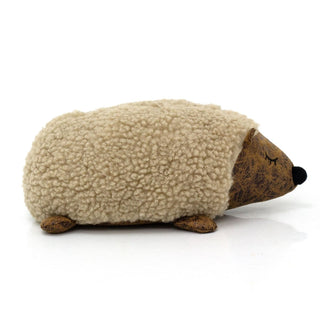 Ash Hedgehog Doorstop | Novelty Faux Leather Hedge Hog Animal Door Stop - 25cm