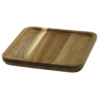 Multipack Wooden Trinket Trays, 15cm Acacia Wood Jewellery Dishes Catch-All