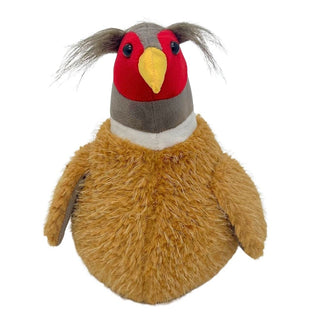 Monty Pheasant Door Stop, 23cm Weighted Faux Fur Bird Doorstop - 1.5kg