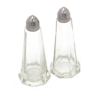 Classic Glass Lighthouse Salt & Pepper Shakers | 2-Piece Salt And Pepper Pots