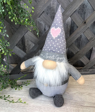 Charming Nordic Gnome Door Stop | Decorative Fabric Novelty Doorstop | Scandinavian Gnome Door Stopper