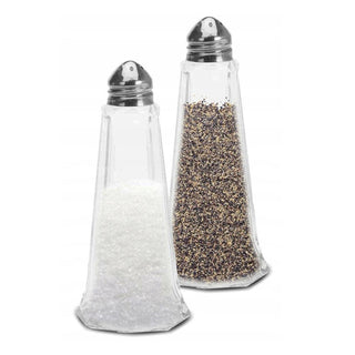 Classic Glass Lighthouse Salt & Pepper Shakers | 2-Piece Salt And Pepper Pots