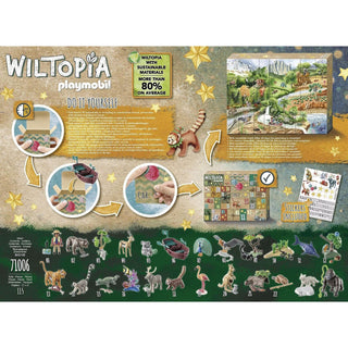 Playmobil 71006 Wiltopia - DIY Christmas Advent Calendar Animal Trip Around the World