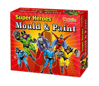 Make Your Own SuperHero Mould And Paint Fridge Magnet Craft Activity Set For Children
