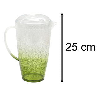 Green Bubbles 2 Litre Water Jug Pitcher | Outdoor Jug Picnic Water Pitcher Jug