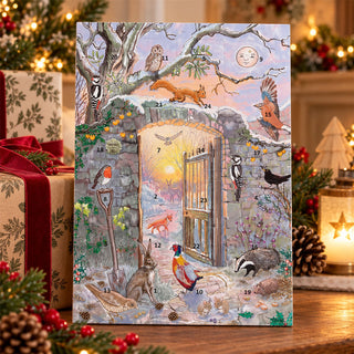 Winter Solstice in the Secret Garden Folklore Christmas Advent Calendar, A4