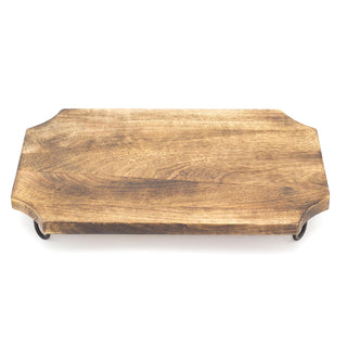 Kitchen Wooden Cutting Chopping Board On Legs ~ 40x25cm Beautiful Mango Wood Cutting Board Or Serving Platter