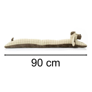Basset Hound Draught Excluder | Fabric Dog Draft Excluder Cushion with Hat 90cm