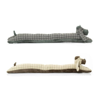 Basset Hound Draught Excluder | Fabric Dog Draft Excluder Cushion with Hat 90cm