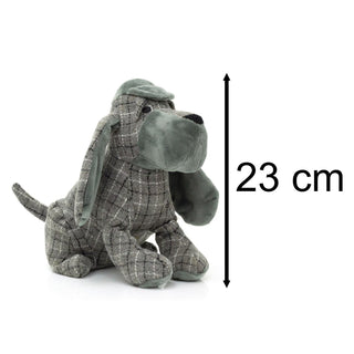Basset Hound Fabric Doorstop | Animal Dog Door Stop with Hat 1.5kg - 24cm