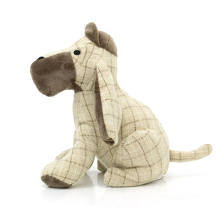 Basset Hound Fabric Doorstop | Animal Dog Door Stop with Hat 1.5kg - 24cm