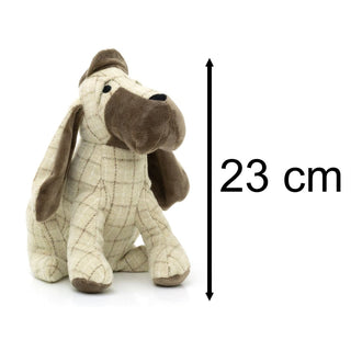 Basset Hound Fabric Doorstop | Animal Dog Door Stop with Hat 1.5kg - 24cm