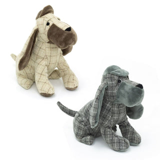 Basset Hound Fabric Doorstop | Animal Dog Door Stop with Hat 1.5kg - 24cm