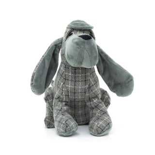 Basset Hound Fabric Doorstop | Animal Dog Door Stop with Hat 1.5kg - 24cm