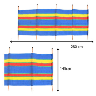 5 Pole Beach Windbreaker | Camping Windbreak Windshield For Beach | Wind Shield Beach Screen