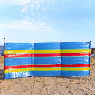 4 Pole Beach Windbreaker | Camping Windbreak Windshield For Beach | Wind Shield Beach Screen