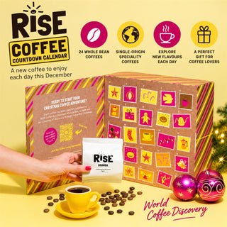 Rise Coffee Advent Calendar 2026, 24 Whole Bean, Single-Origin Speciality Coffee